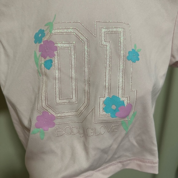 Body Glove Light Pink 01 Athletic Shortsleeve Shirt size 4T - Picture 3 of 5
